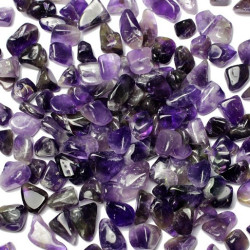 1 lbs Amethyst Tumbled Chips Stone