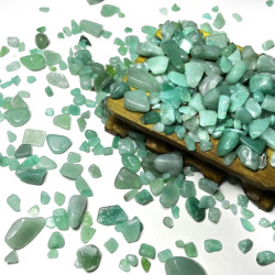 AZ Trading & Import RK460G 1 lbs Green Aveturine Tumbled Chips Stone