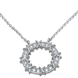 Sterling Couture n6962 17 mm Sterling Silver Necklace