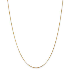 Quality Gold PEN101-16 0.9 mm x 16 in. 14K Yellow Gold Curb Pendant Chain