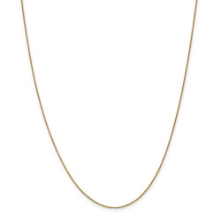 Quality Gold PEN161-18 0.80 mm x 18 in. 14K Yellow Gold Spiga Pendant Chain