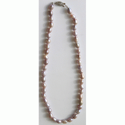 Bret Roberts Pink Champagne Pearl Necklace